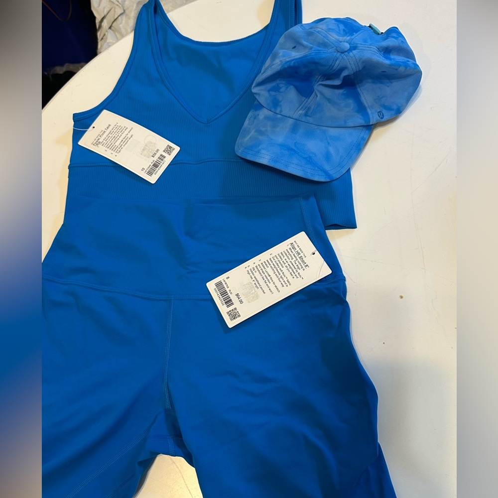 NWT Lululemon Days Shade Ball Cap *Ripstop Tidal Dye Areo Blue Poolside Blue - Picture 9 of 9